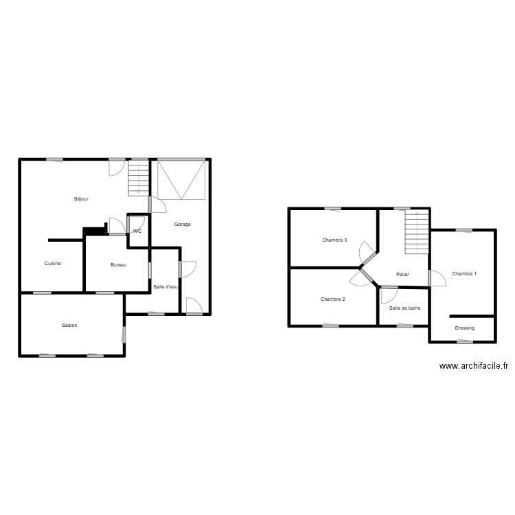 RENARD2. Plan de 13 pièces et 141 m2