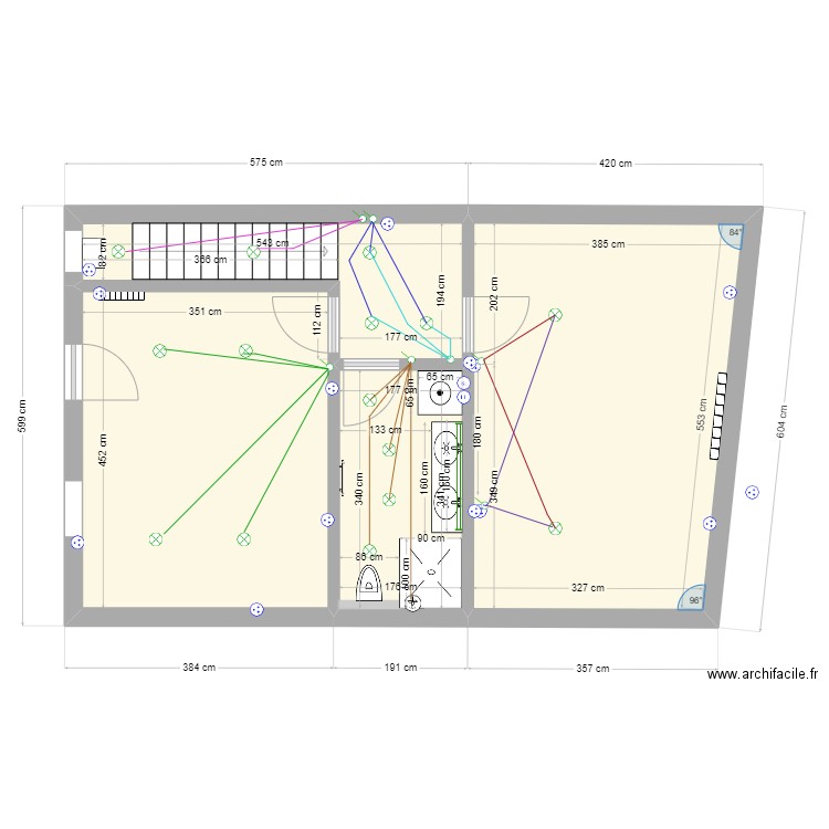 Cavell Etage Final. Plan de 4 pièces et 48 m2