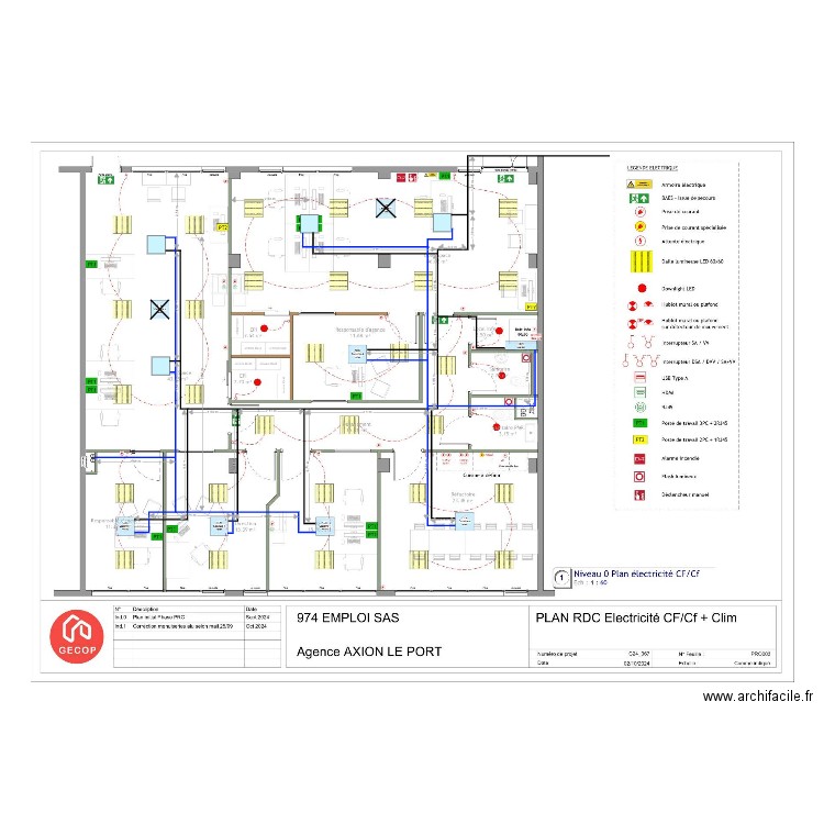 Agence AXION Implantation . Plan de 0 pièce et 0 m2