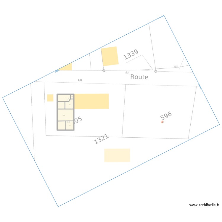 maison essai. Plan de 5 pièces et 91 m2