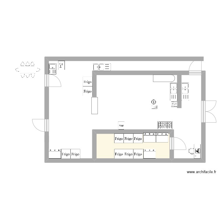 DOMITYS. Plan de 1 pièce et 8 m2