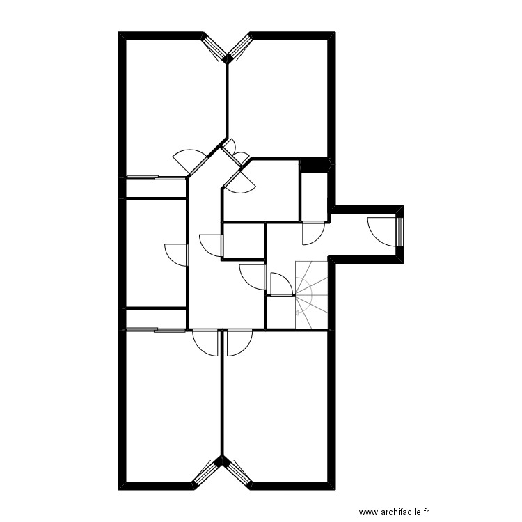 D2 P31. Plan de 40 pièces et 257 m2