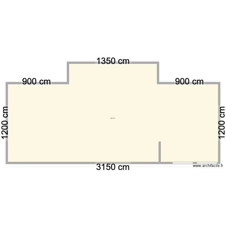 test. Plan de 1 pièce et 395 m2