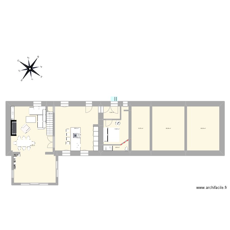 Logis du bocage projet complet. Plan de 20 pièces et 284 m2