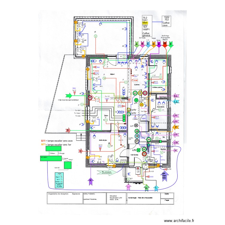 11-2024   Rez de chaussée . Plan de 0 pièce et 0 m2