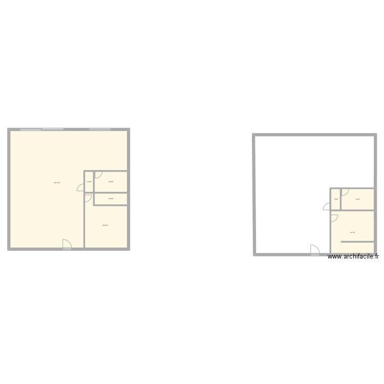 maison. Plan de 8 pièces et 217 m2