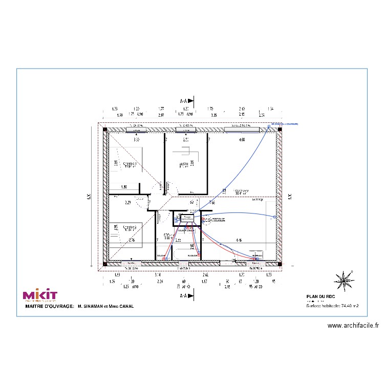 SINAMAN HYDRAU. Plan de 0 pièce et 0 m2