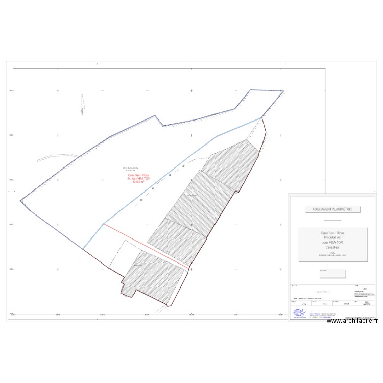 casa beal. nagol. sant julia. Plan de 3 pièces et 1771 m2