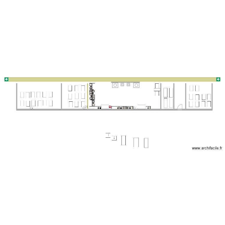 Zone repack SV. Plan de 0 pièce et 0 m2