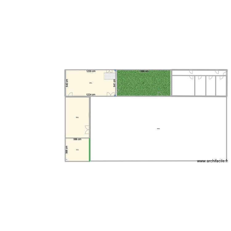 Ferme des  GODINIEREs. Plan de 4 pièces et 699 m2