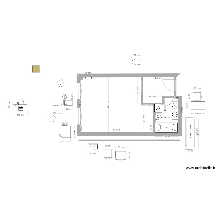 Gracieuse 04/10 plan base. Plan de 0 pièce et 0 m2