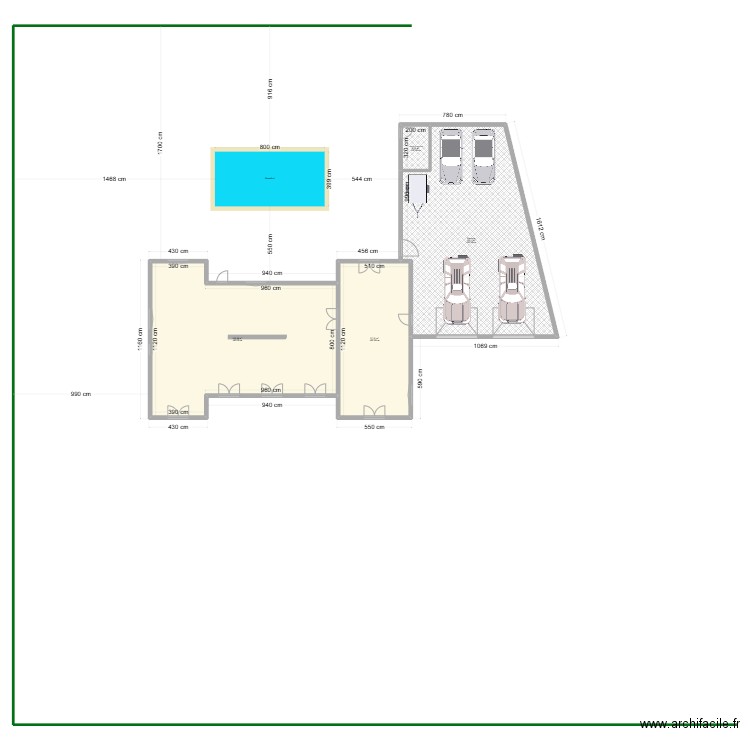 GASTES + AGRANDISSEMENT 2. Plan de 4 pièces et 315 m2