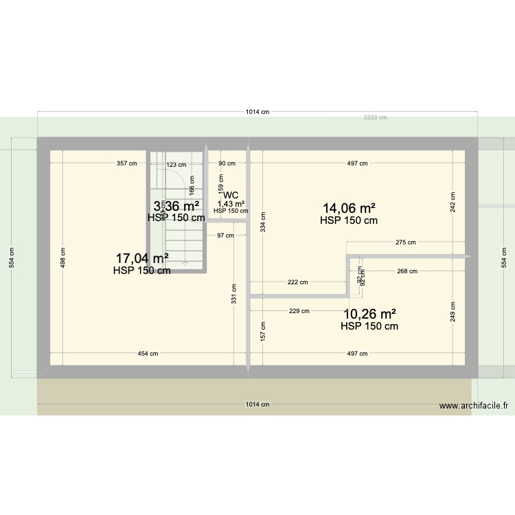 Plan avec cadastre. Plan de 10 pièces et 120 m2