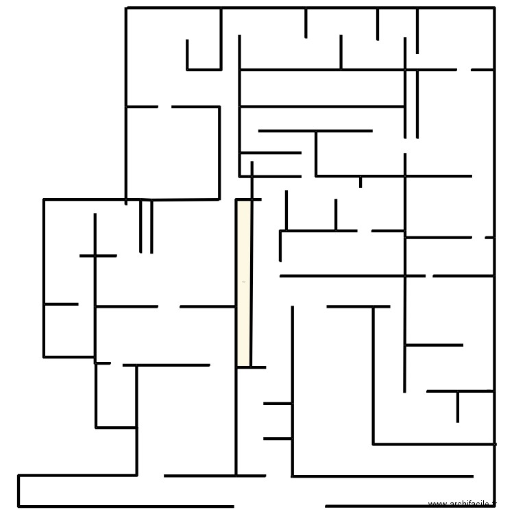 CQB SWAT. Plan de 1 pièce et 39 m2