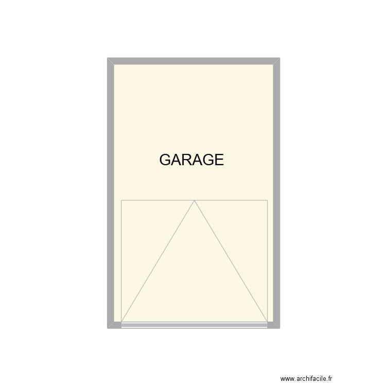 PLAN GARAGE GARON. Plan de 1 pièce et 11 m2