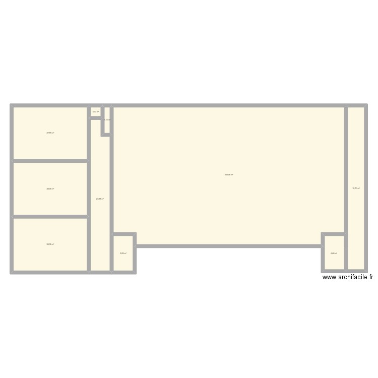 OB centre loisirs. Plan de 10 pièces et 359 m2