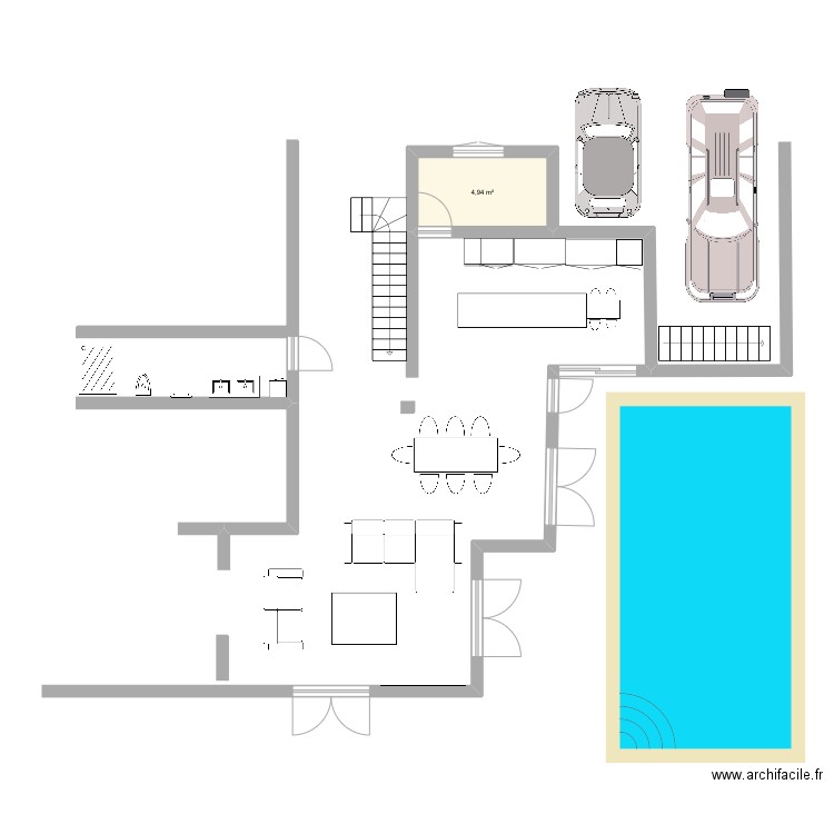Maison pfaff2. Plan de 1 pièce et 5 m2