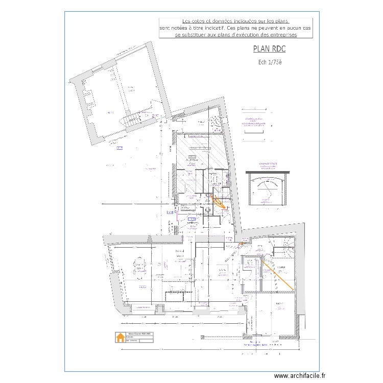 Moron Charnier RDC VMC. Plan de 0 pièce et 0 m2