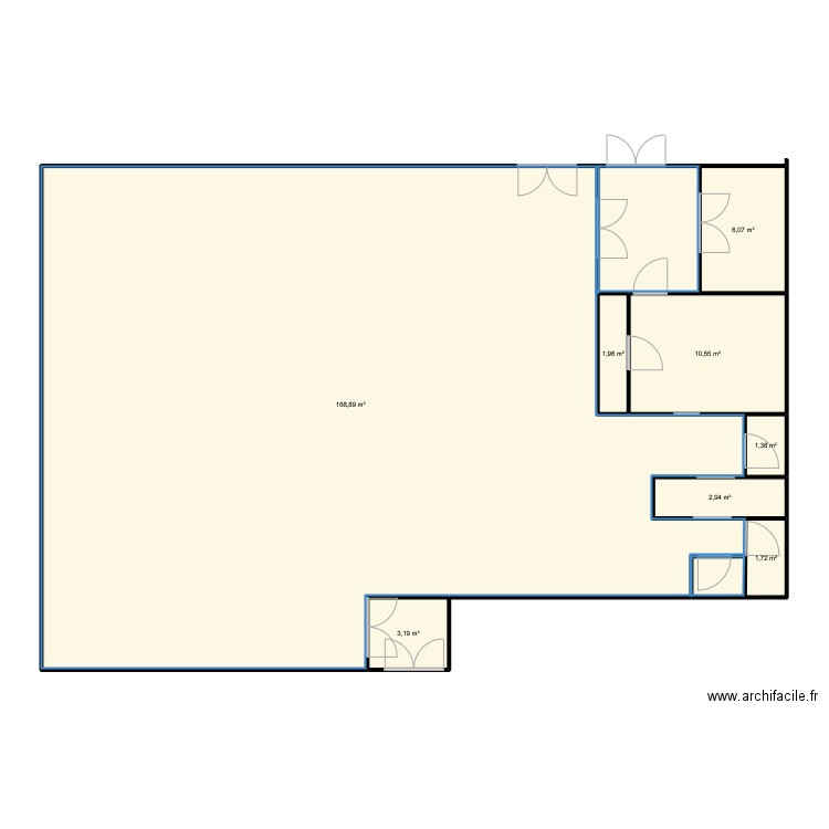 plan salle des fêtes. Plan de 8 pièces et 197 m2