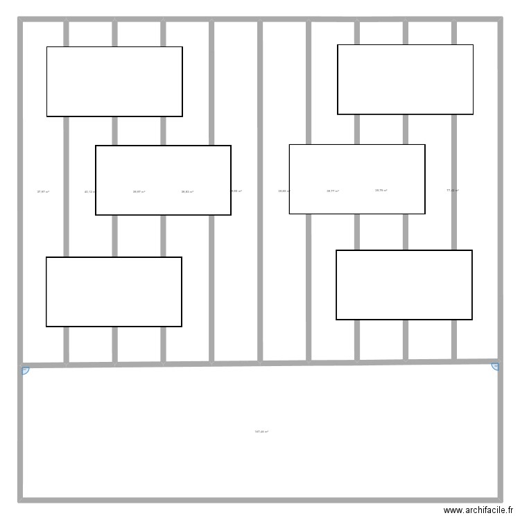 SEPARATION PAYSAGERE. Plan de 10 pièces et 562 m2