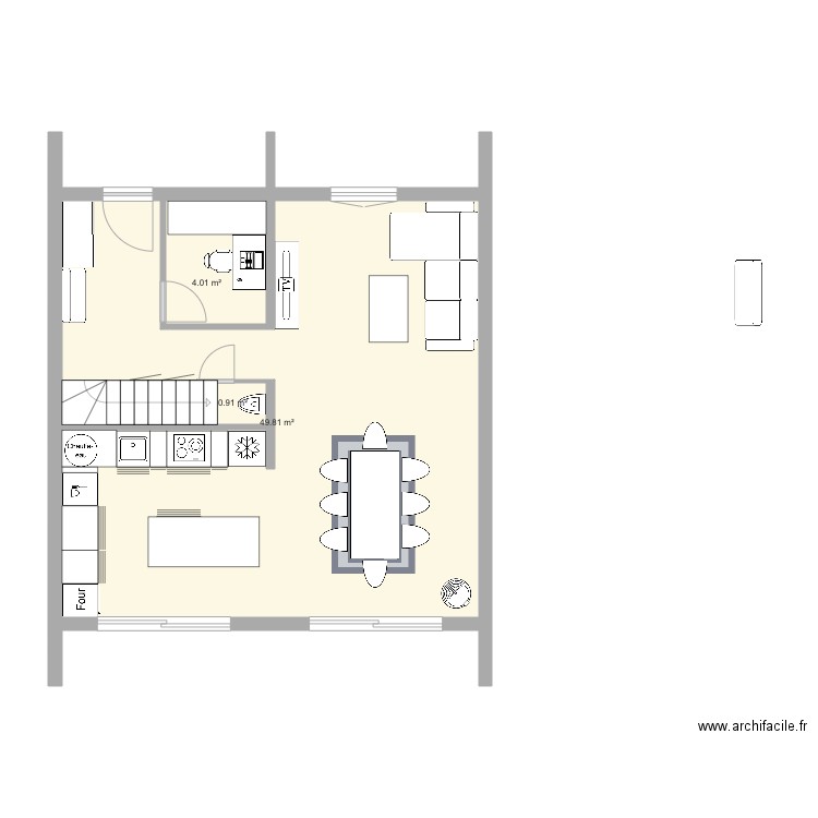 Maison Projet 15 - 112m2. Plan de 10 pièces et 110 m2