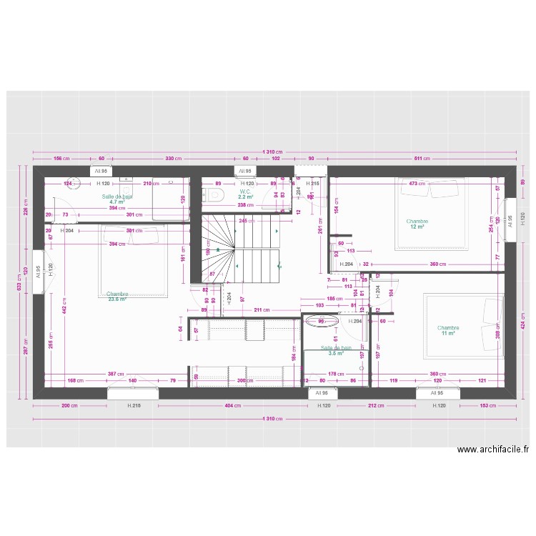 la casette. Plan de 0 pièce et 0 m2