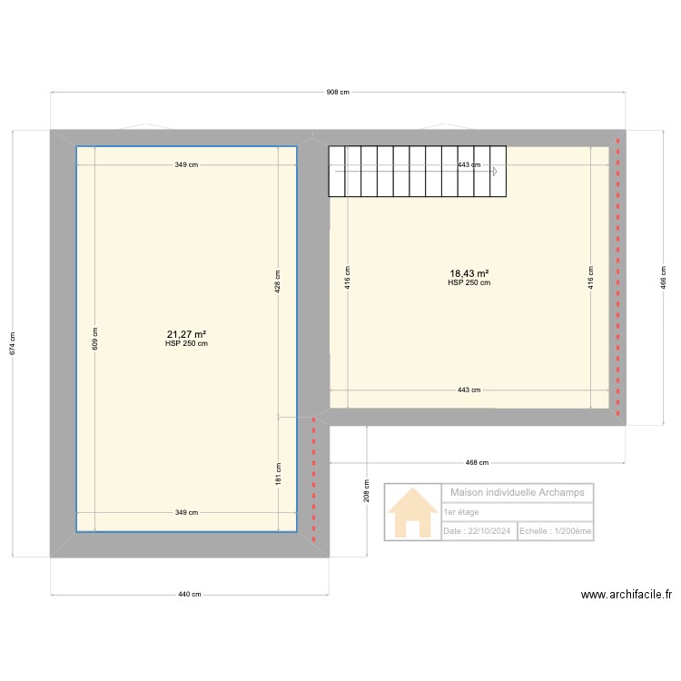 Archamps 4. Plan de 10 pièces et 120 m2