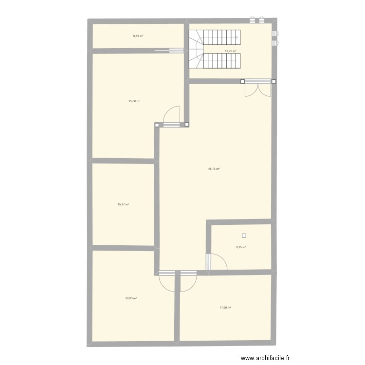 sweet home. Plan de 8 pièces et 157 m2