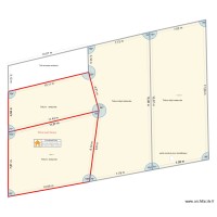 Plan détail de toiture après travaux