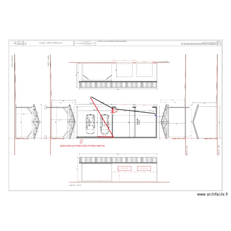 ALIM GARAGE. Plan de 0 pièce et 0 m2