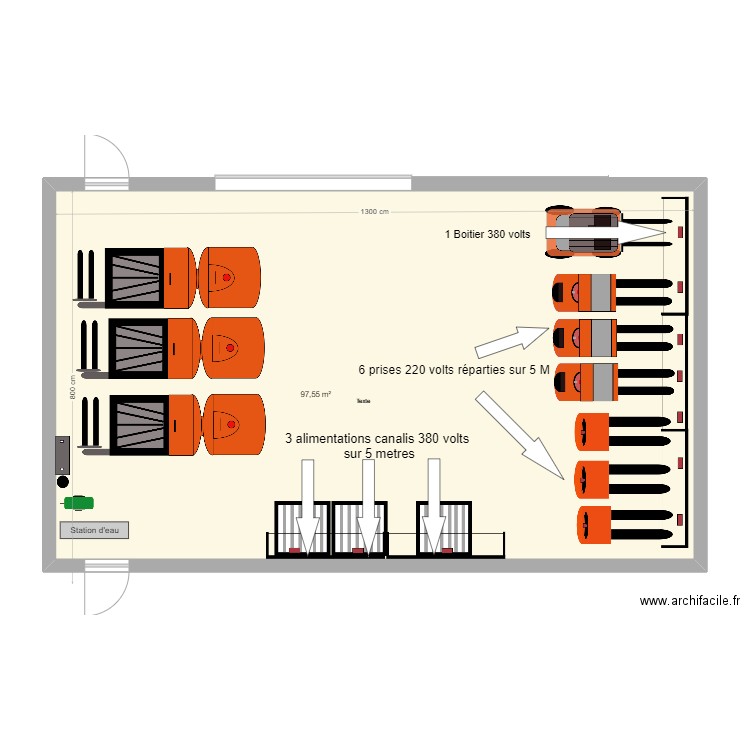 De Rijke - Gaillon 2 -SdC 2 JANVIER 2025. Plan de 1 pièce et 98 m2