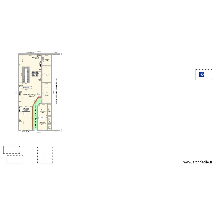 CCT mixte VL/CL Controle Auto LATTES 34CALA. Plan de 9 pièces et 227 m2