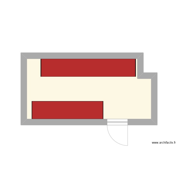 Garage pour pneus 2. Plan de 1 pièce et 13 m2