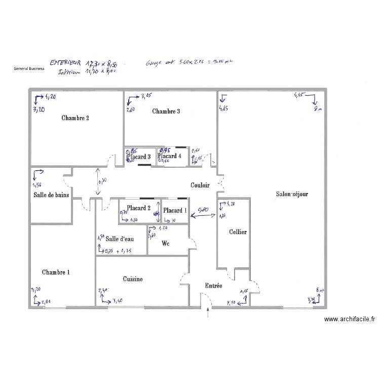 BETHISY ST MARTIN. Plan de 0 pièce et 0 m2