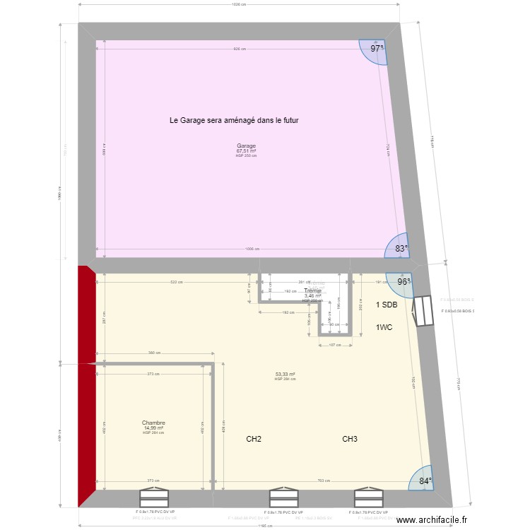 ML24014946  VIT. Plan de 8 pièces et 279 m2