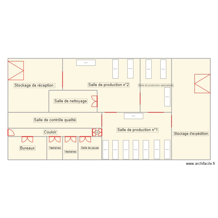 L'USINE. Plan de 13 pièces et 335 m2