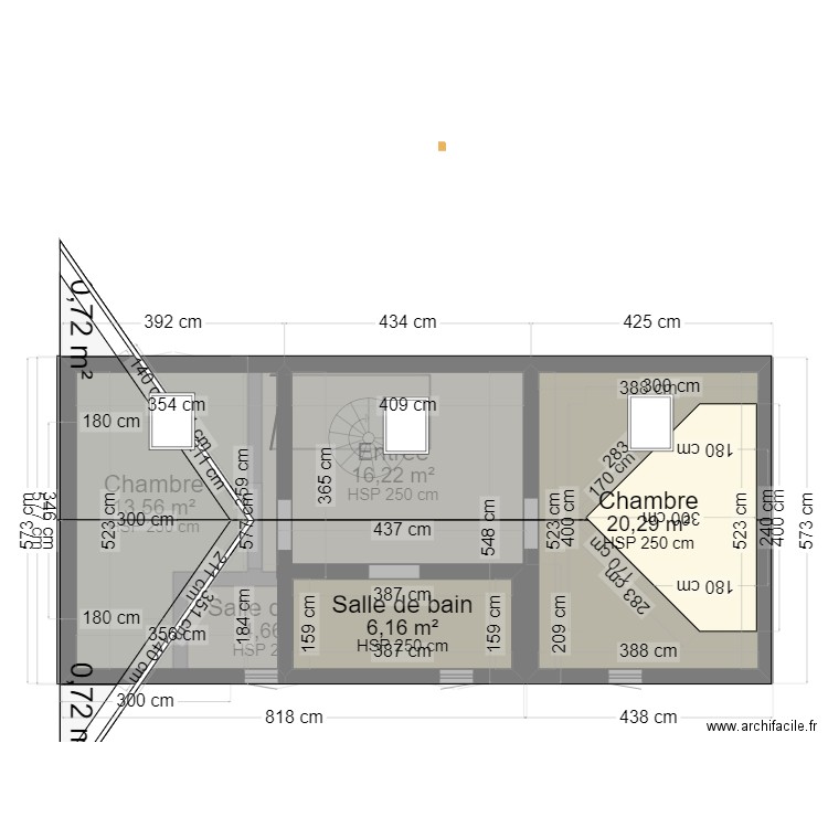 St Nicolas 20. Plan de 11 pièces et 179 m2