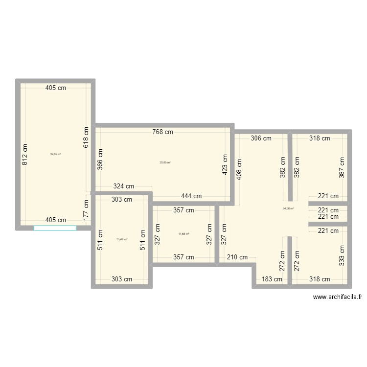 Maison . Plan de 5 pièces et 145 m2