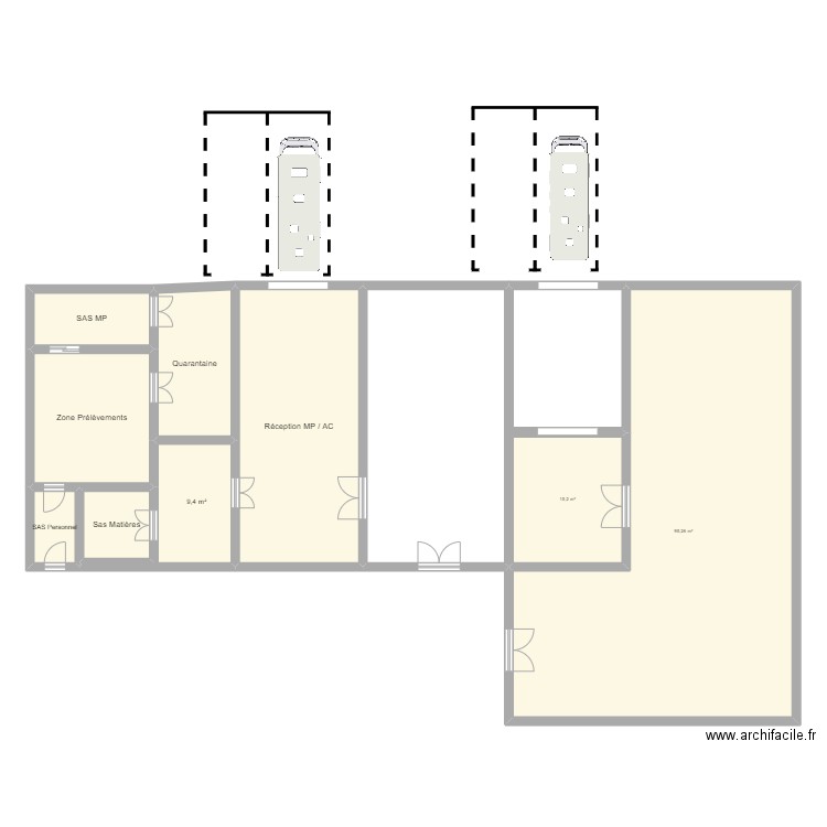 BIC 2. Plan de 9 pièces et 199 m2