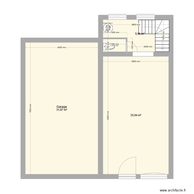 Maison Germagny Reno. Plan de 17 pièces et 151 m2