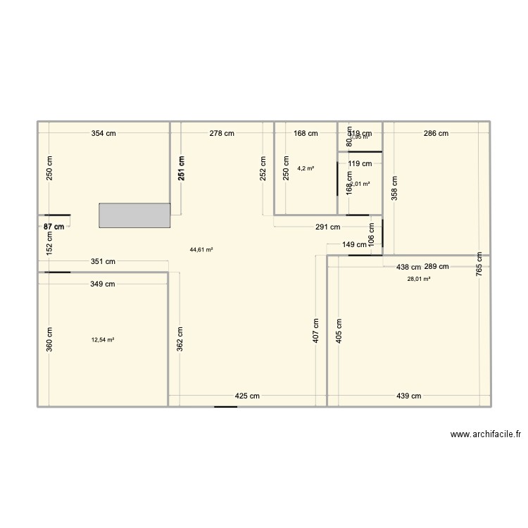 mathilde 1. Plan de 6 pièces et 92 m2