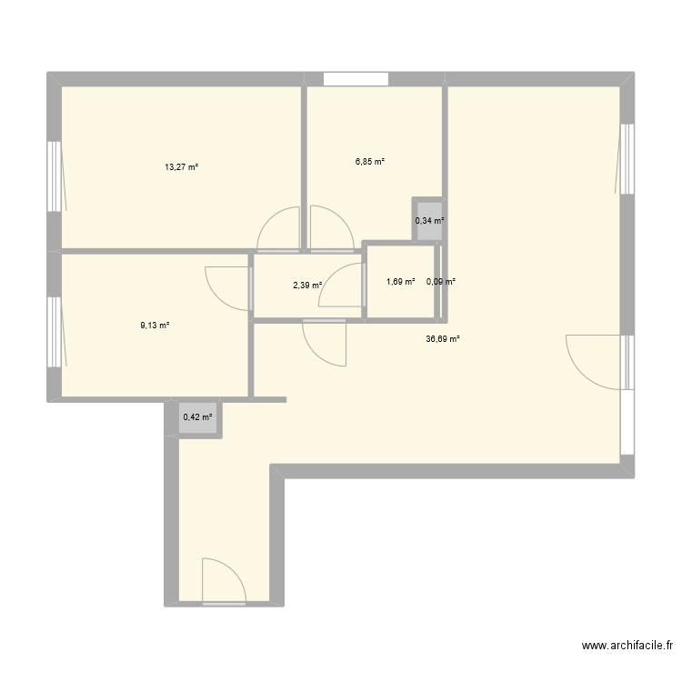 Bagneux - 2. Plan de 9 pièces et 71 m2