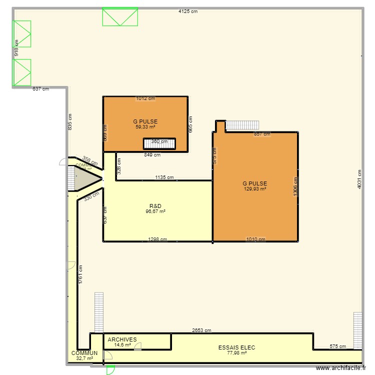 VOLTA R+1 V m² avenir. Plan de 12 pièces et 1511 m2