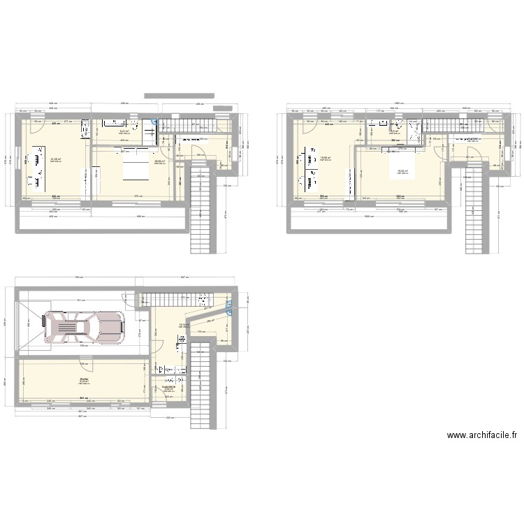 Plan EXT Cargese-2. Plan de 10 pièces et 156 m2