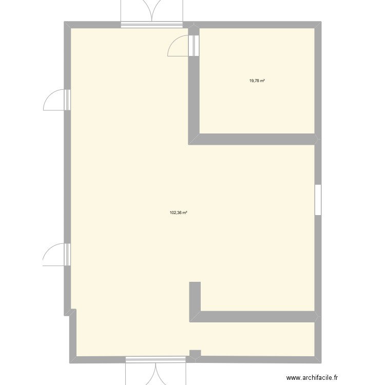 VILLER. Plan de 3 pièces et 183 m2