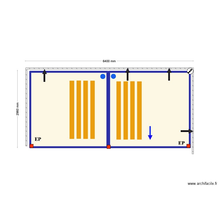 Nuno Neves. Plan de 2 pièces et 16 m2