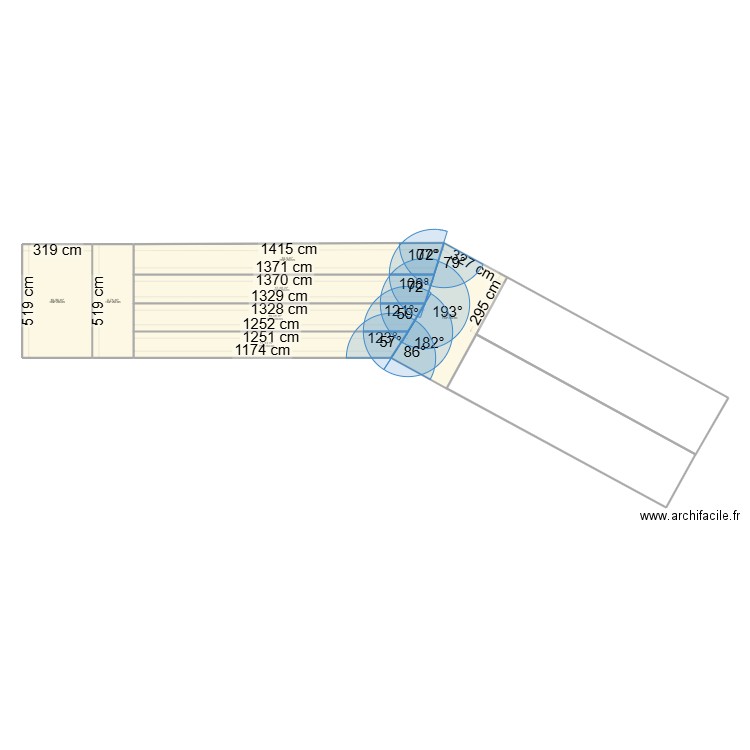 escot. Plan de 7 pièces et 111 m2