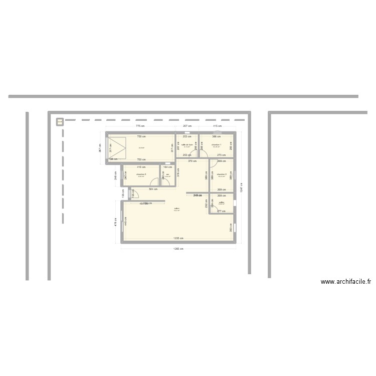 projet morgan 2. Plan de 9 pièces et 148 m2