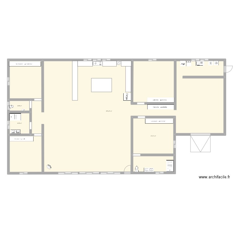 Plan MAISON 2. Plan de 4 pièces et 301 m2