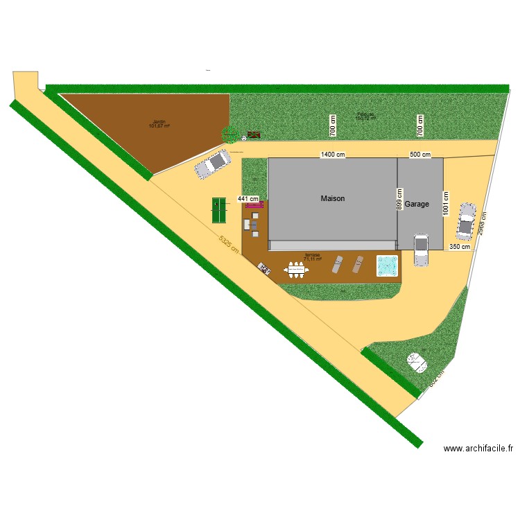 Terrain. Plan de 0 pièce et 0 m2